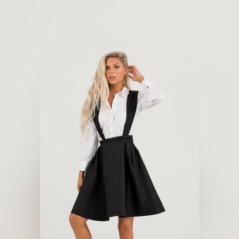 Aleeza Paris Flared Marci Jumper Overall Skirt